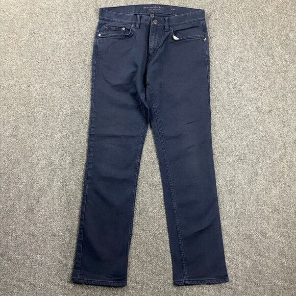 Banana Republic Jeans Men's 31x32 Slim Fit The Traveler Blue Denim Cotton‎ Blend - Picture 1 of 9